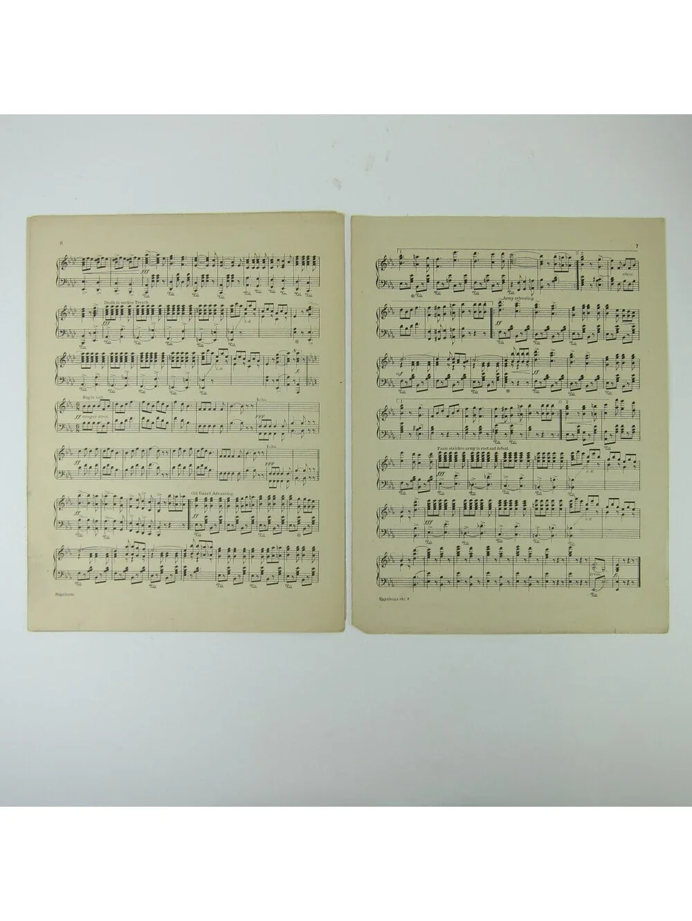 Sheet Music Napoleon's Last Charge Waterloo Edward Ellis E.T. Paull Antique 1910